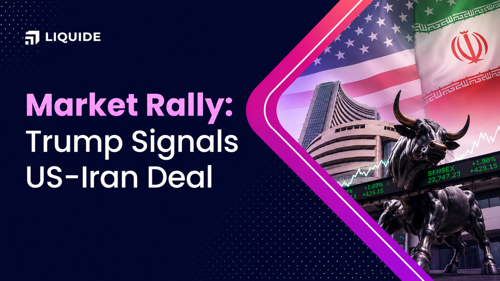 Sensex, Nifty 50 Jump as Trump Signals US-Iran Peace Deal: Global Markets Rally