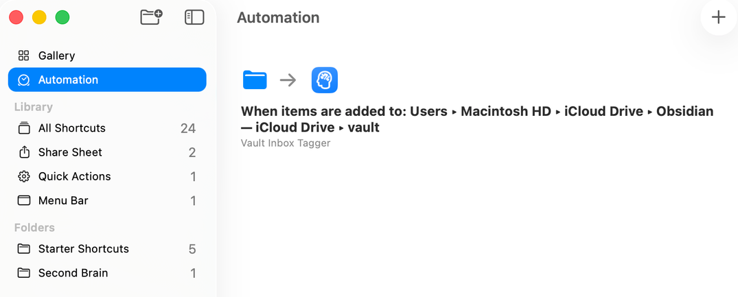 Auto-Tag Your Obsidian Inbox With Apple On-Device AI