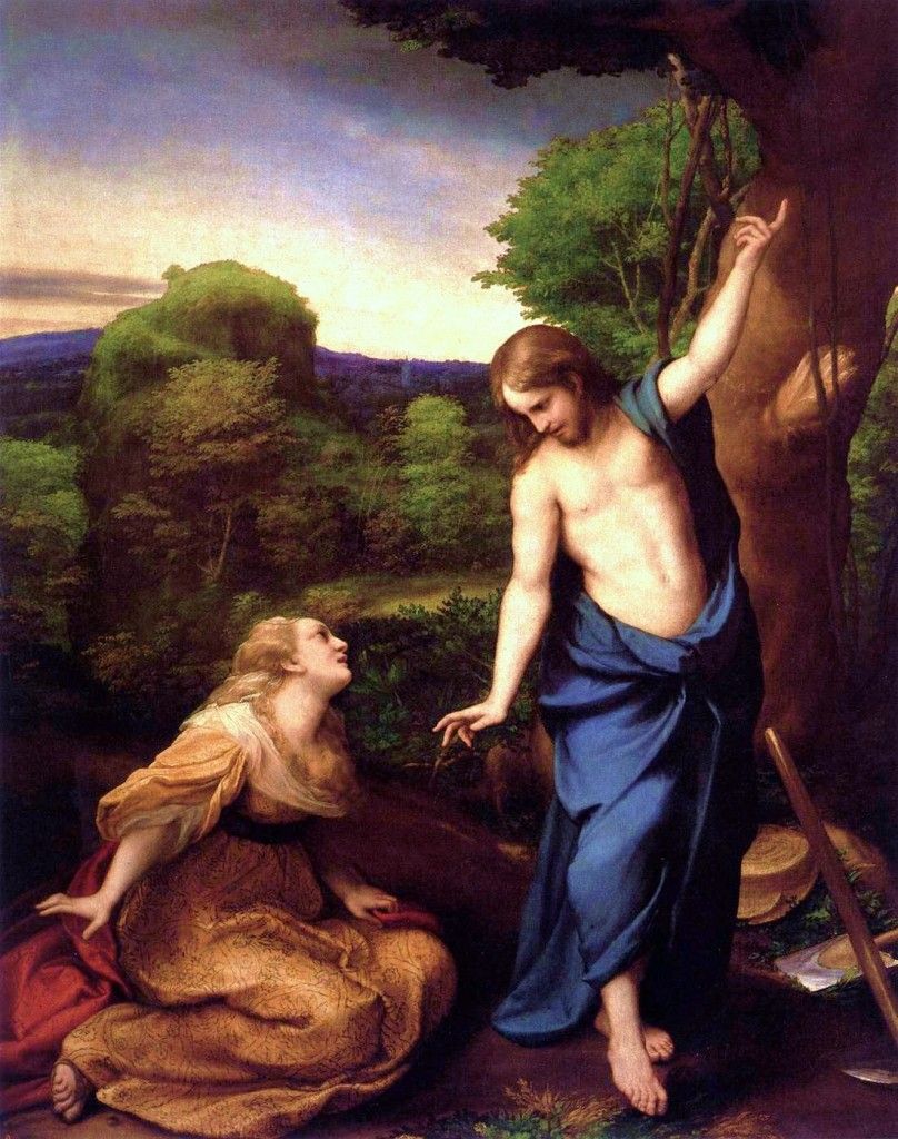 Noli me tangere, Antonio da Correggio (public domain)