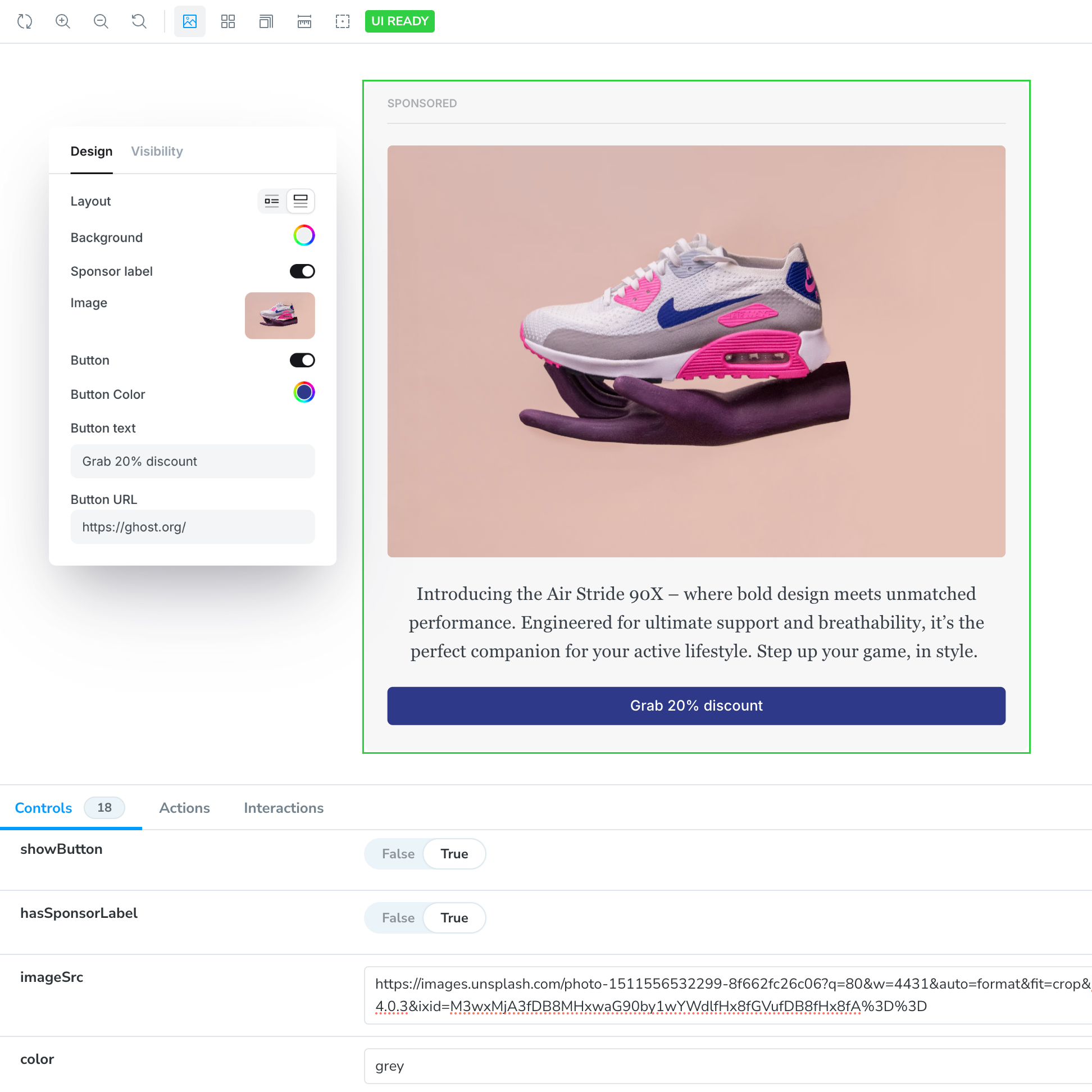Designing in Storybook