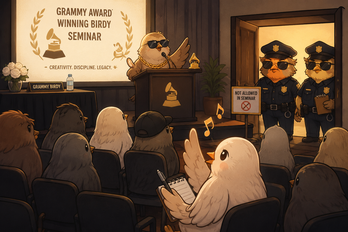 Hey Sarina... Did You Really Sneak Into a Seminar You Weren't Allowed to Attend?