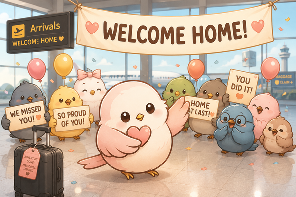 Hey Sarina... Did You Really Walk Straight Past Your Own Welcome Party?