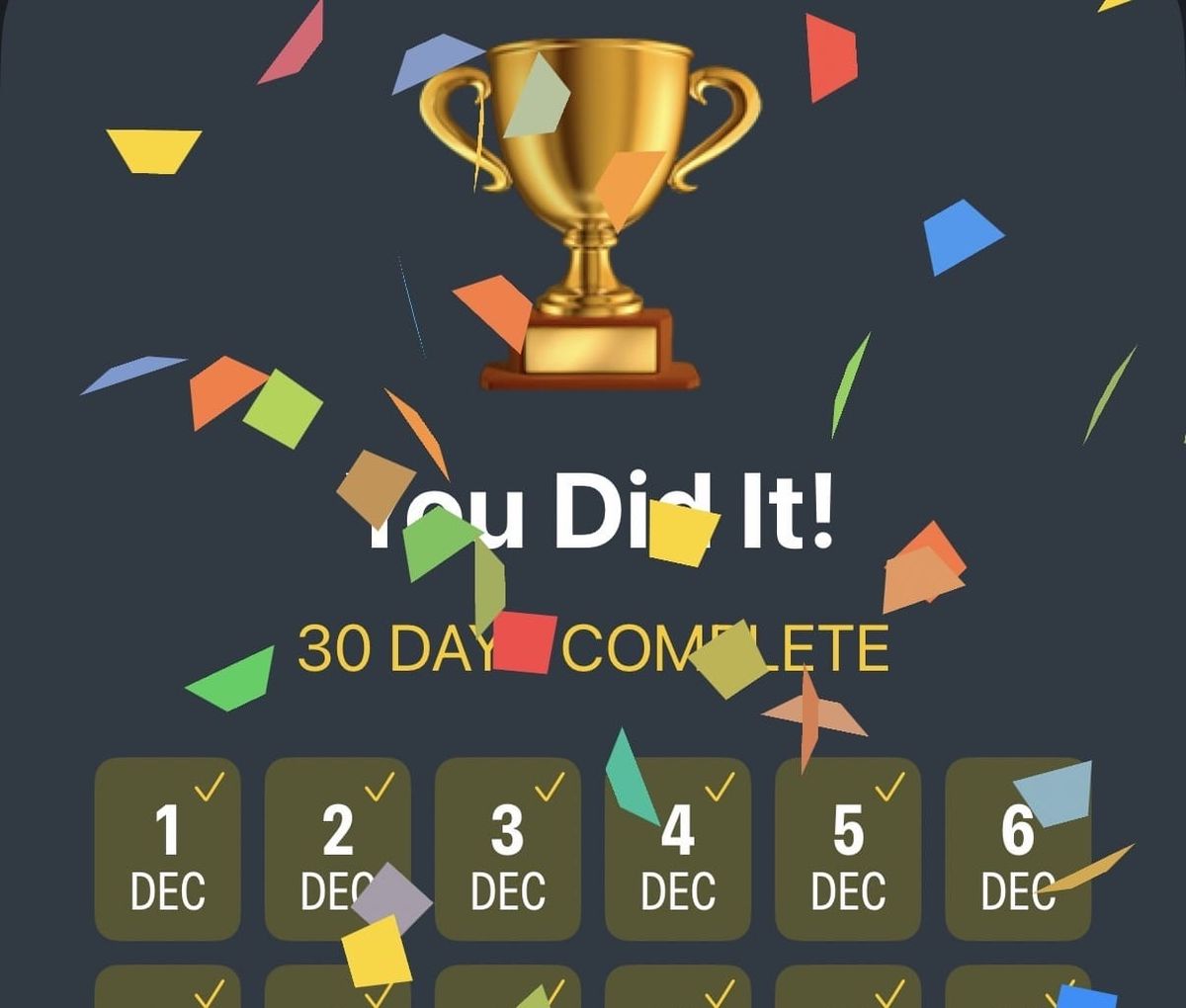 The 30-Day Challenge: Build Great Habits for 2026, Keep the App