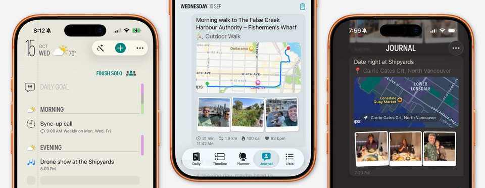 Daily Goals come to Finalist