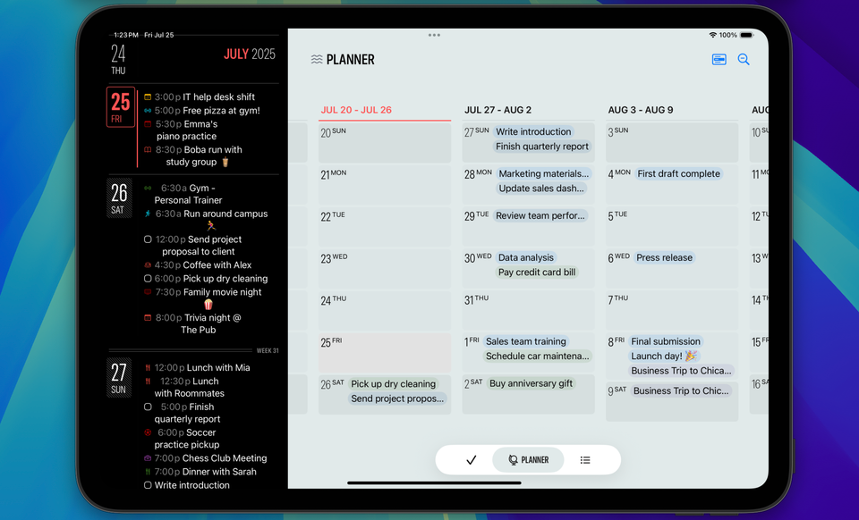 Big Picture: Planner