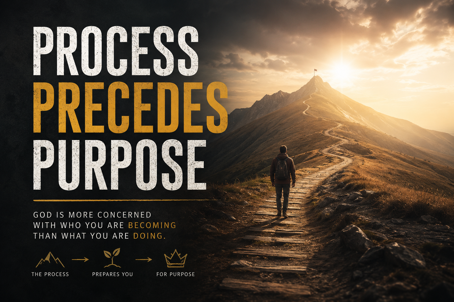 Process Precedes Purpose