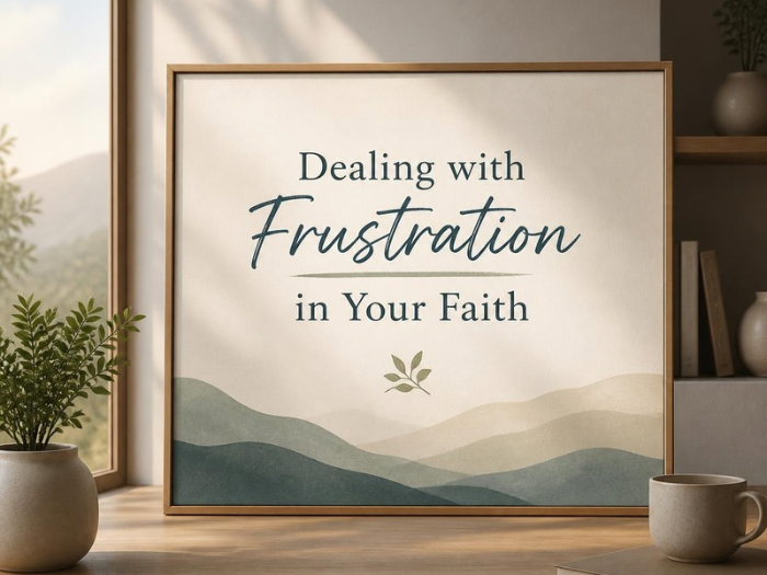 Dealing with frustration in your faith
