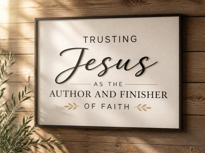 Trusting Jesus as the Author and Finisher of Faith