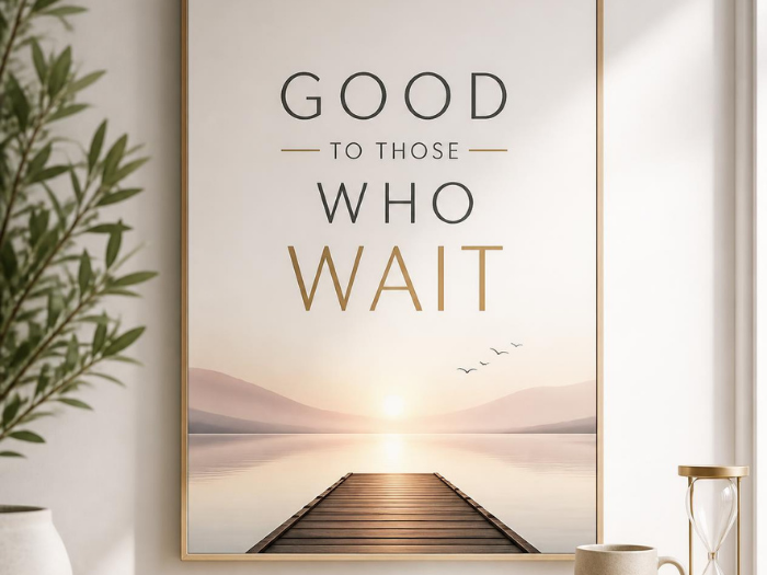 Good to Those Who Wait