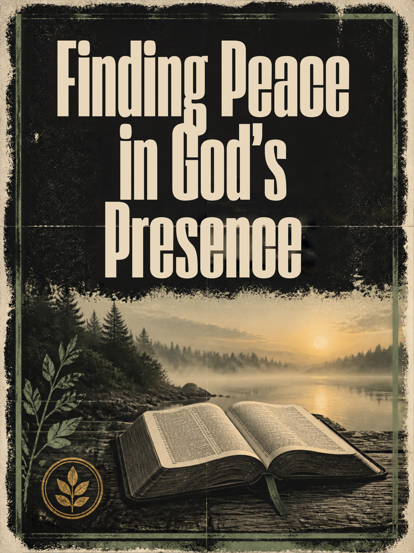 Finding Peace in God's Presence