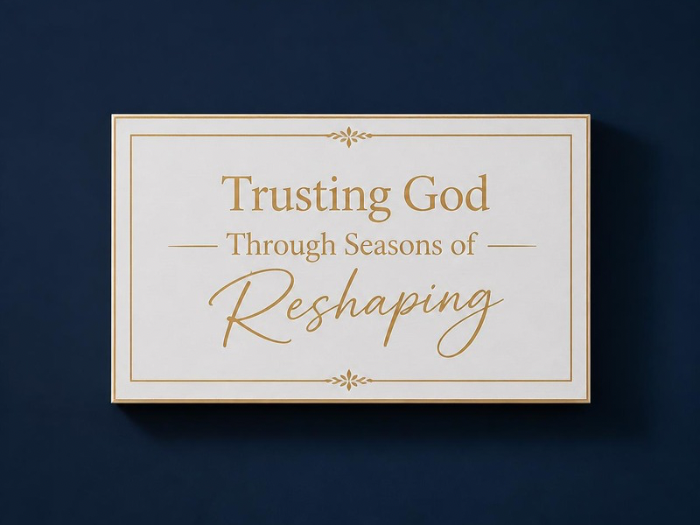 Trusting God Through Seasons of Reshaping
