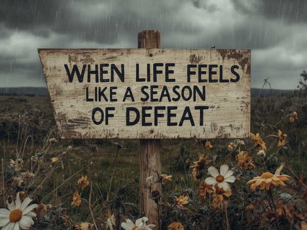 When Life Feels Like a Season of Defeat