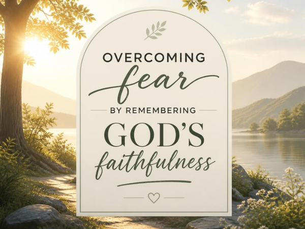 Overcoming fear by remembering God's faithfulness