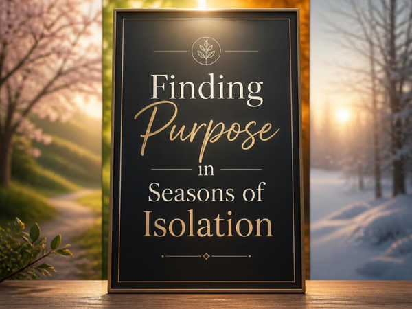 Finding Purpose in Seasons of Isolation