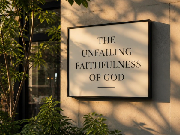 The Unfailing Faithfulness of God