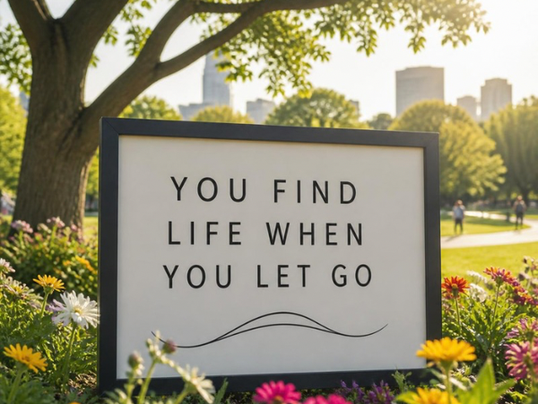 You Find Life When You Let Go