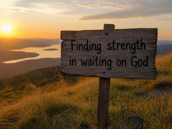 Finding strength in waiting on God