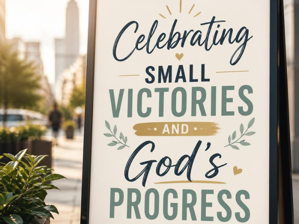 Celebrating Small Victories and God's Progress