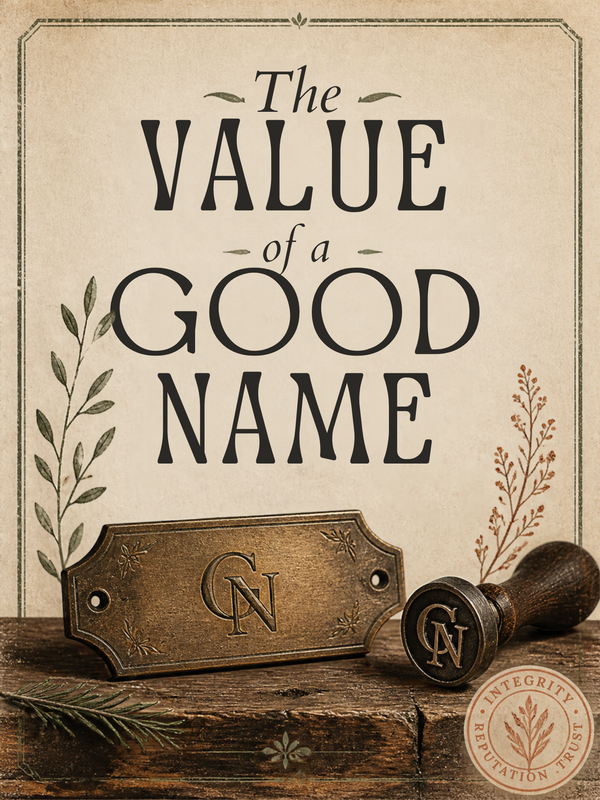 The Value of a Good Name