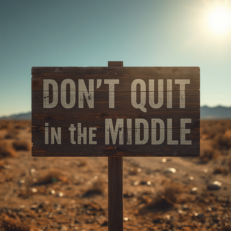 Don’t Quit in the Middle