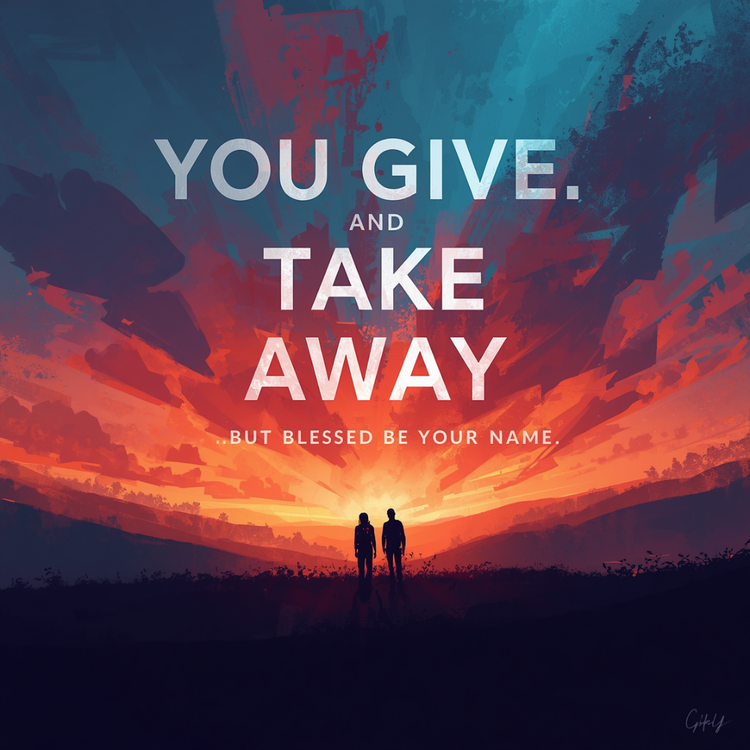 You Give and Take Away, But Blessed Be Your Name