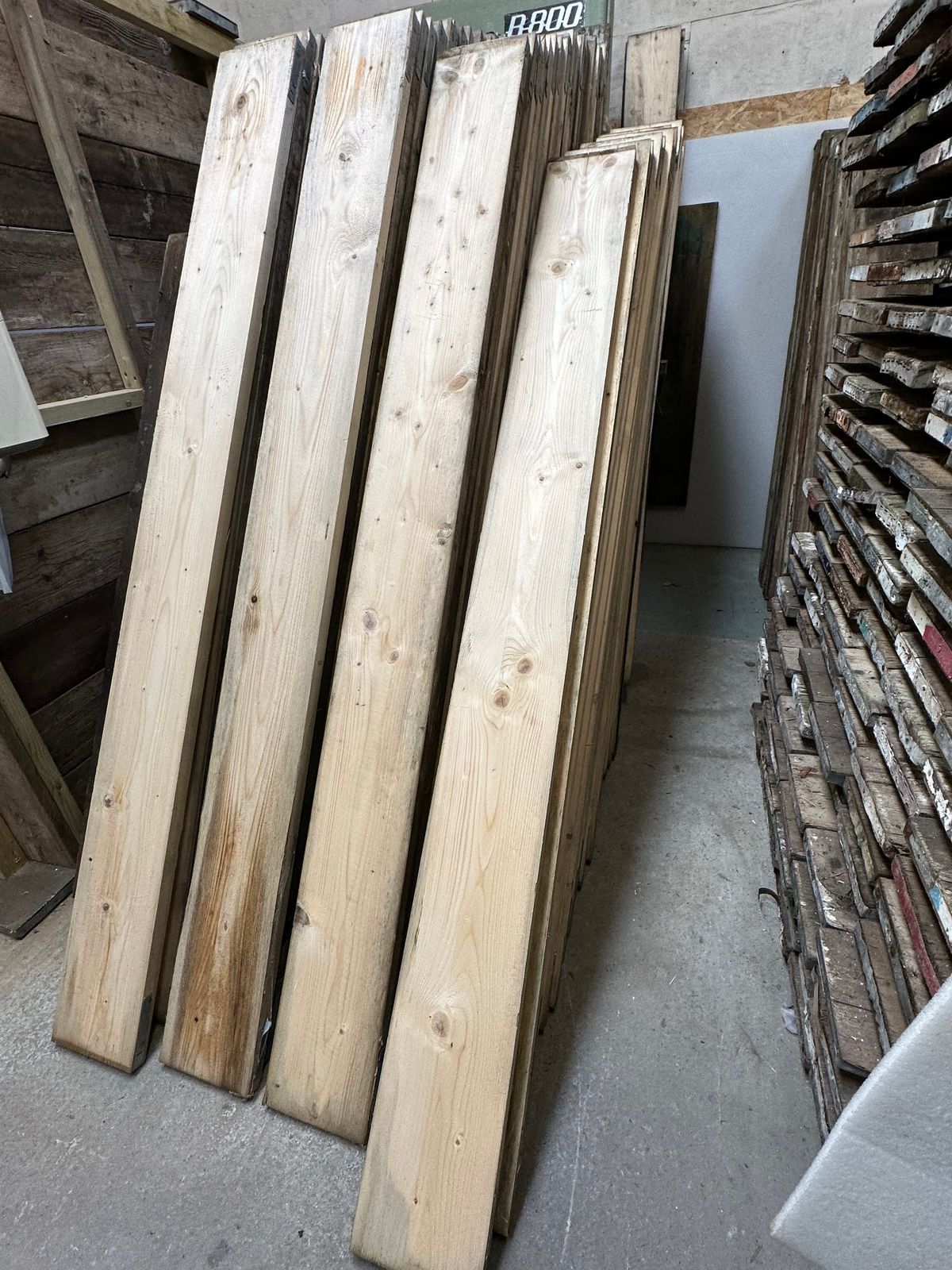 Why Reclaimed Scaffold Boards Are Perfect for Shelves, Rustic Furniture and DIY Projects in Nottingham