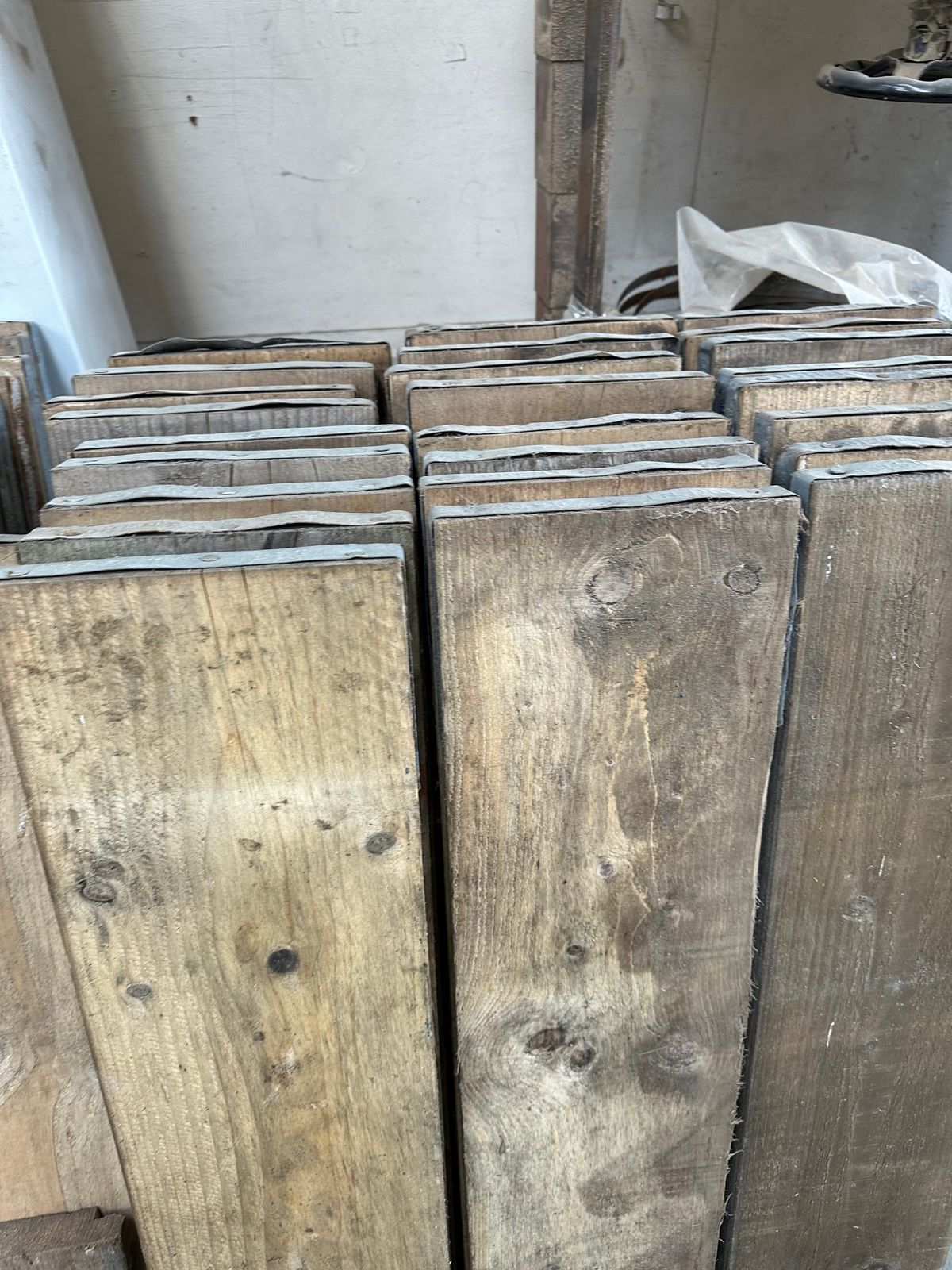 Rustic Furniture and Shelf Ideas Using Reclaimed Scaffold Boards in Nottinghamshire