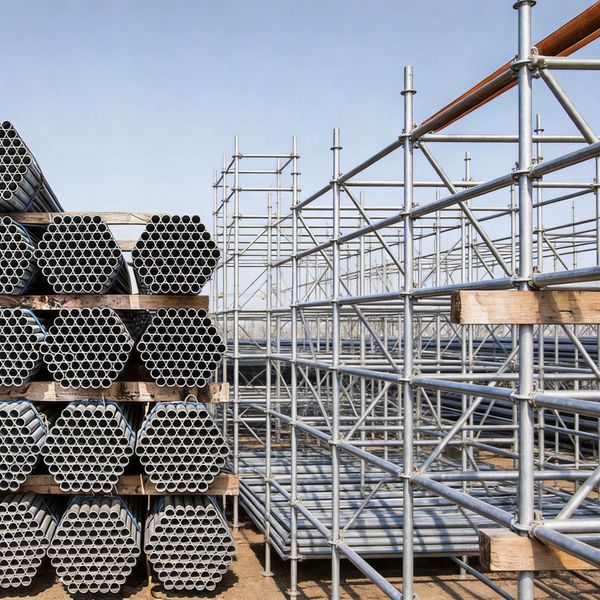 Scaffold Tube Racking in Nottinghamshire | Storage Rack Ideas Using Tube and Fittings