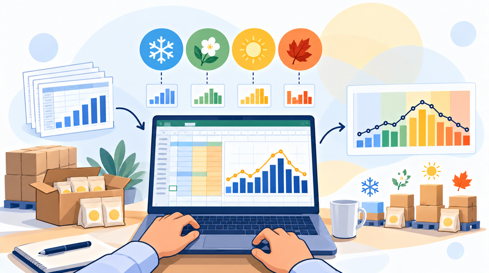 How to Build a Seasonal Forecast in Excel, Step by Step