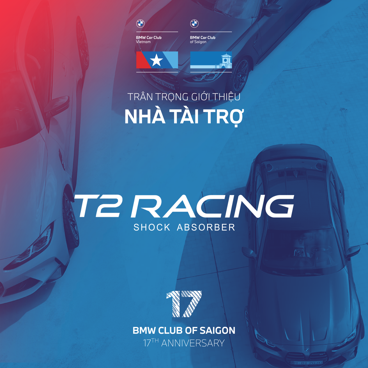 T2 Racing tài trợ chương trình Sinh nhật 17 năm BMW Club of Saigon