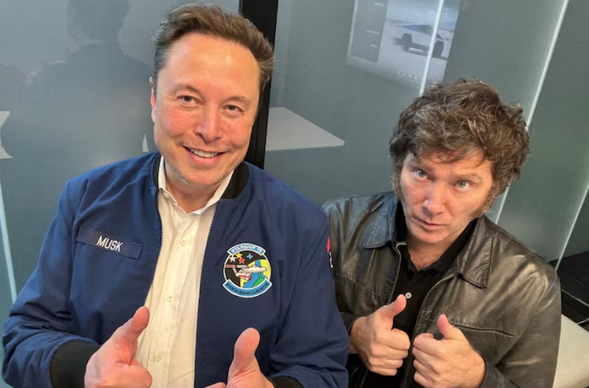 Milei recibió a representantes de Tesla y trascendió que Elon Musk podría visitar Argentina para lanzar una filial de su empresa