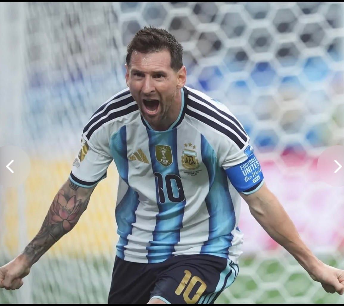 Argentina venció 3-0 a Benín en la despedida de Messi