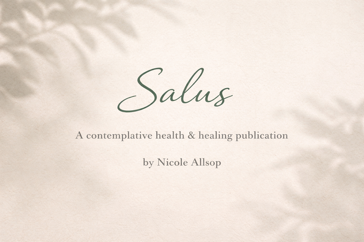 Welcome to Salus