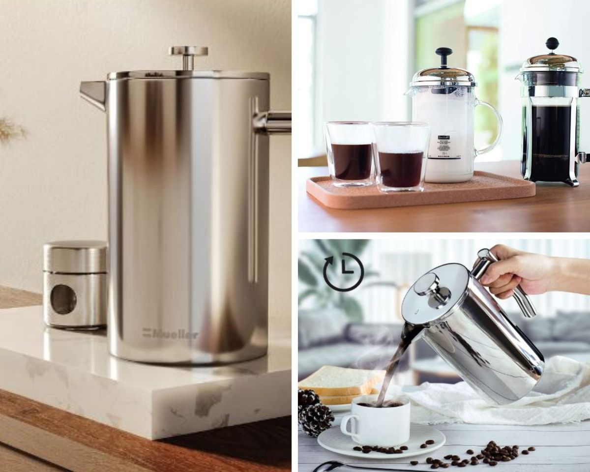 French Press Coffee; In Its Purest Form, Dark and Full of Flavor!