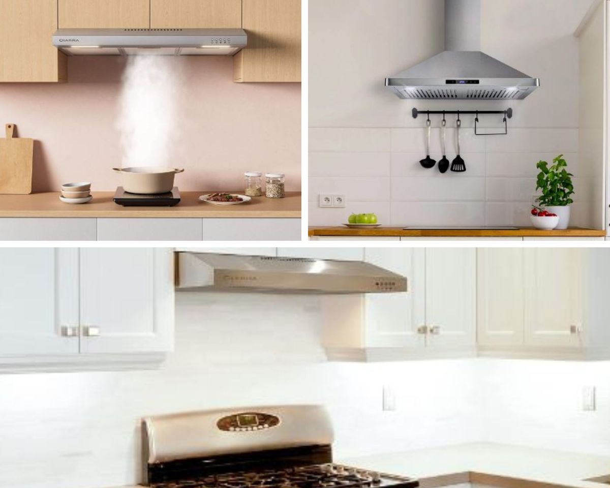 A Range Hood to improve air quality by reducing smoke, and fumes!
