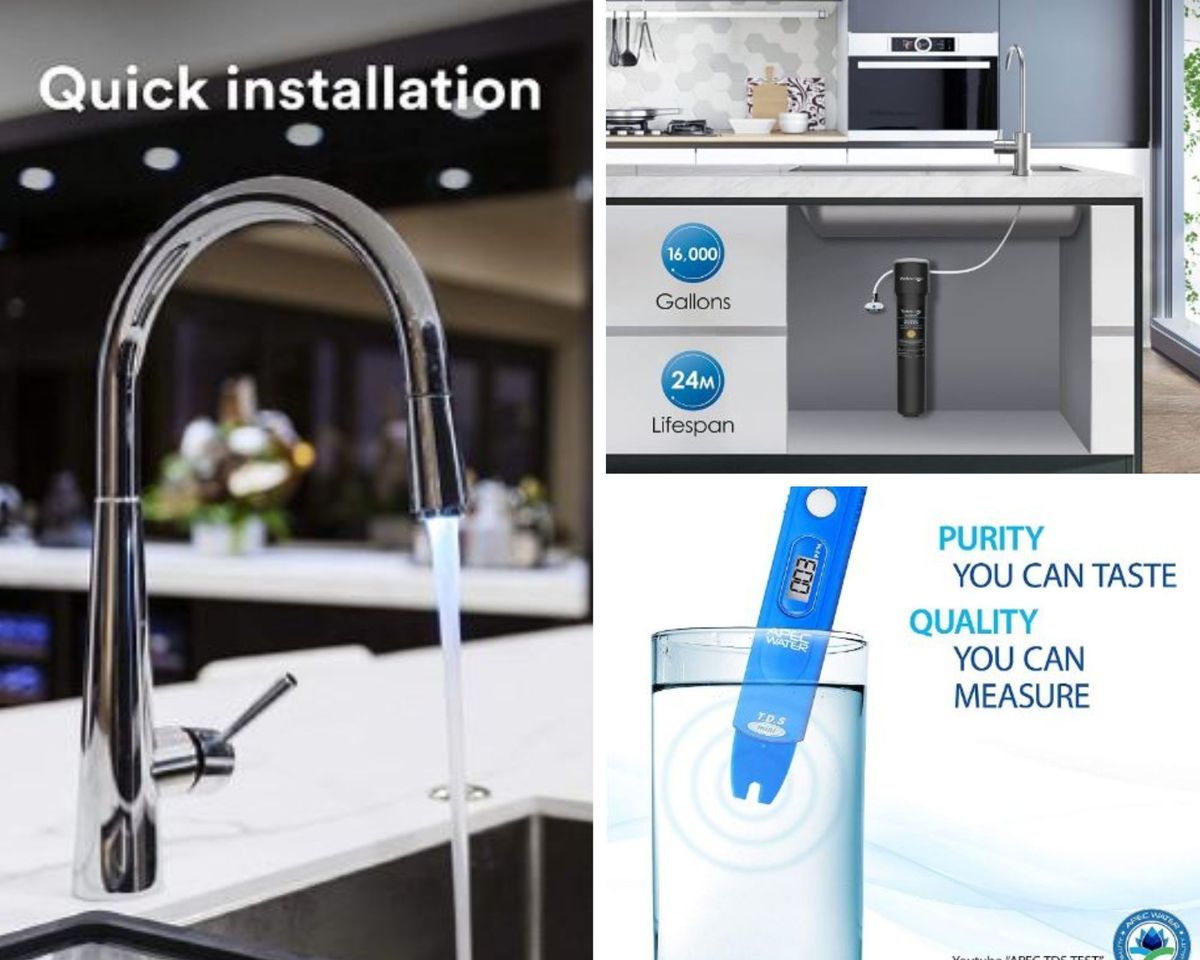 Why an Under Sink Water Filter? To Provide Filtered Water on Demand!