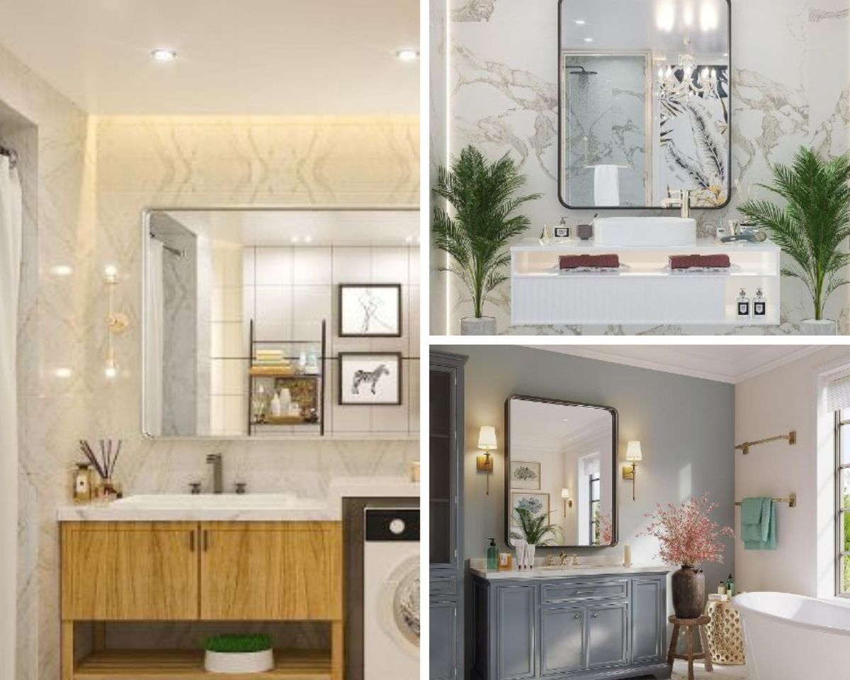Bathroom Mirrors Enhance Spaces, Boost Light, and Refine Looks!