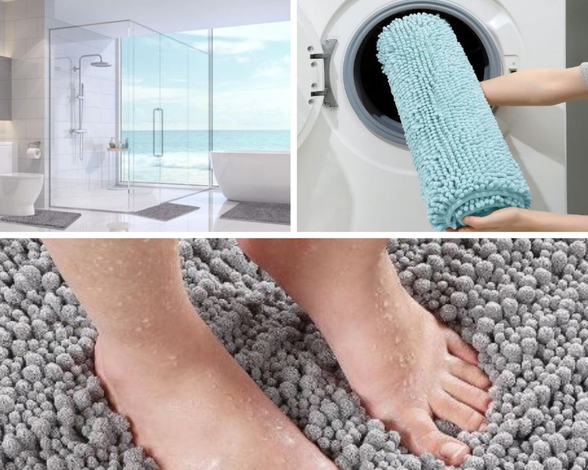 Stylish and Warm: The Appeal of Three-Piece Bathroom Rug Sets!