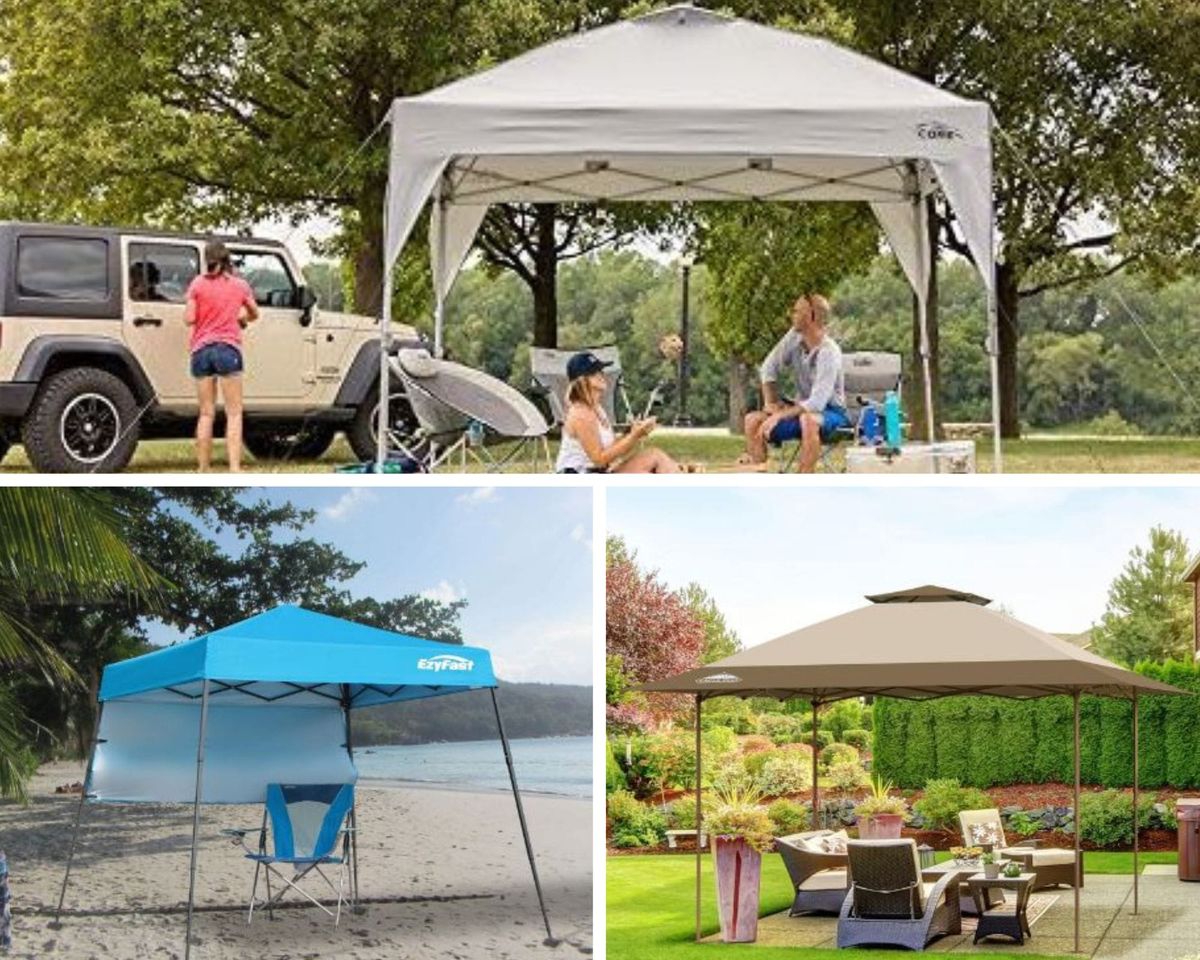 A Pop-Up Canopy: Ideal for Sports or Beach, and Easy to Carry!