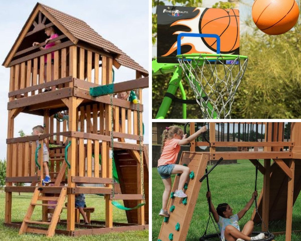 A Backyard Discovery Swing Set: Great for Your Child's Enjoyment!
