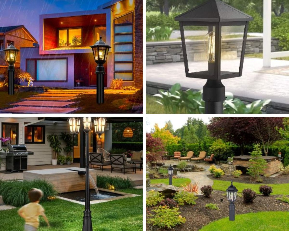 Outdoor Post Lights Enhance Visibility, and Beautify the Landscape!