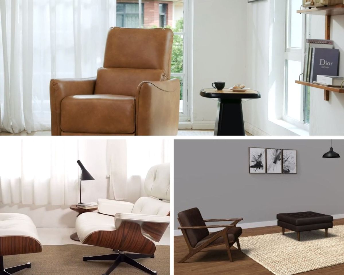 A Leather Lounge Chair is Where Luxury Meets Relaxation.