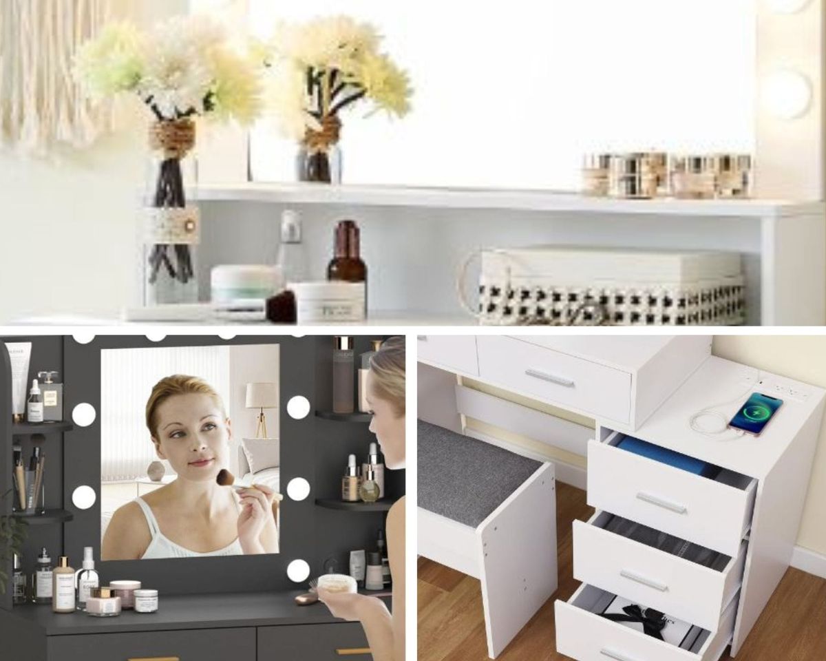 Transform Your Space Into a Glam Haven With a Vanity Desk!