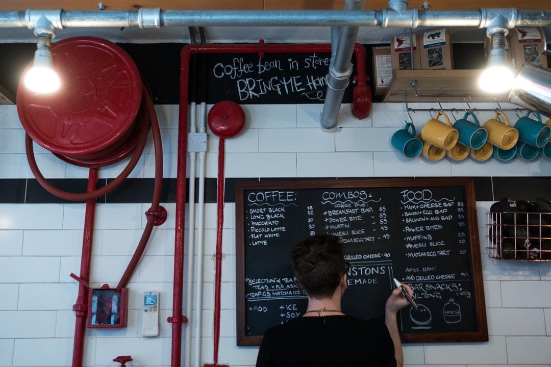 西營盤咖啡館－Winstons Coffee。