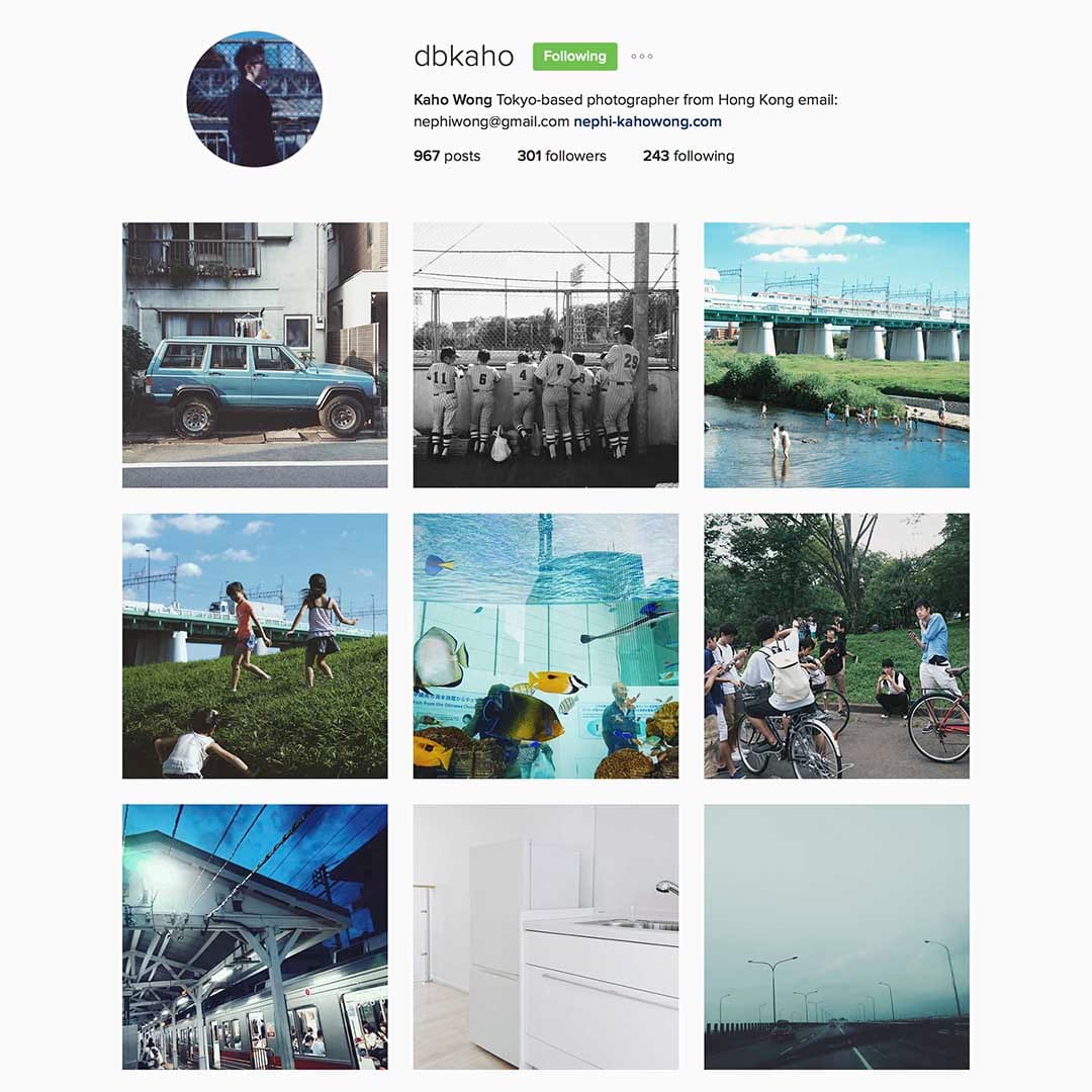 王家豪 (@dbkaho)，驻东京香港摄影师。