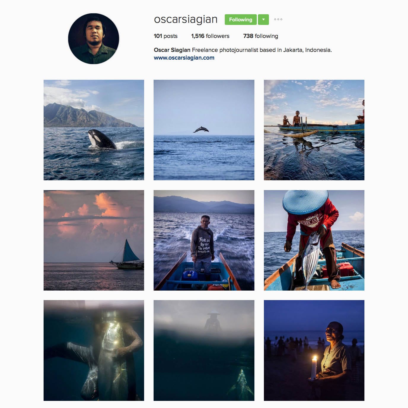 Oscar Siagian(@oscarsiagian)，印尼摄影师。曾参与2008吴哥摄影节的年轻摄影师亚洲研讨会，目前从事自由摄影与编辑的工作。