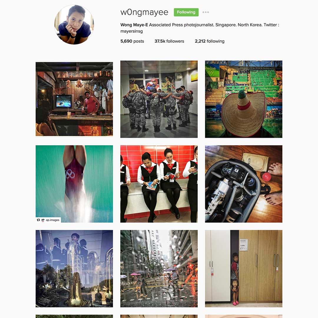 Wong Maye-E (@w0ngmayee），美联社驻新加坡摄影记者，经常往来北韩作纪录摄影报导。