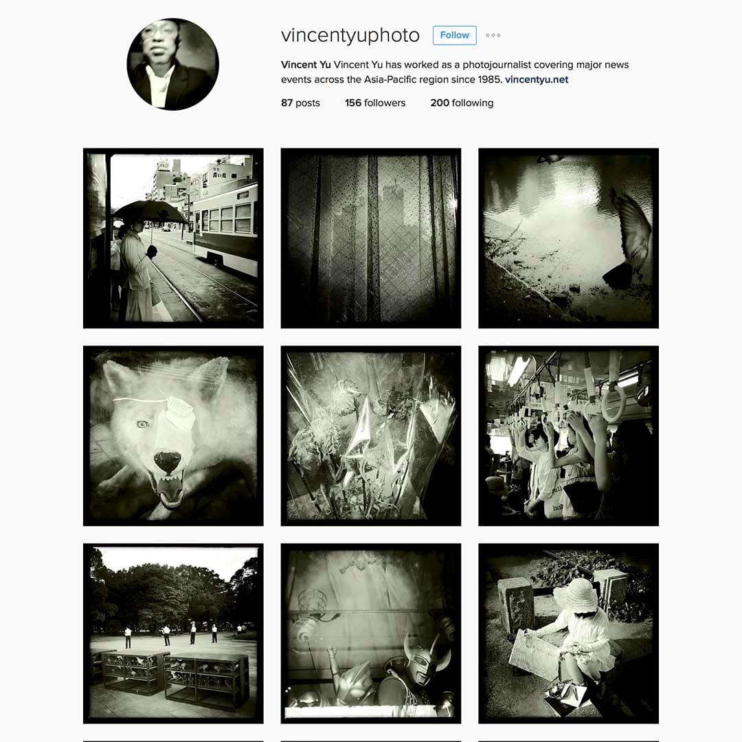 余伟建（@vincentyuphoto）， 美联社驻香港摄影记者，曾获多个新闻摄影比赛奖项。