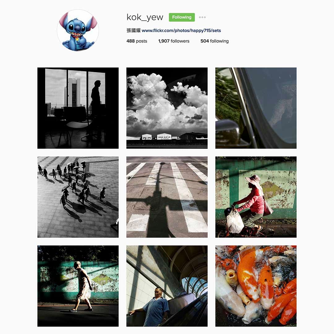 张国耀 (@kok_yew)，居于台湾的马来西亚摄影师。