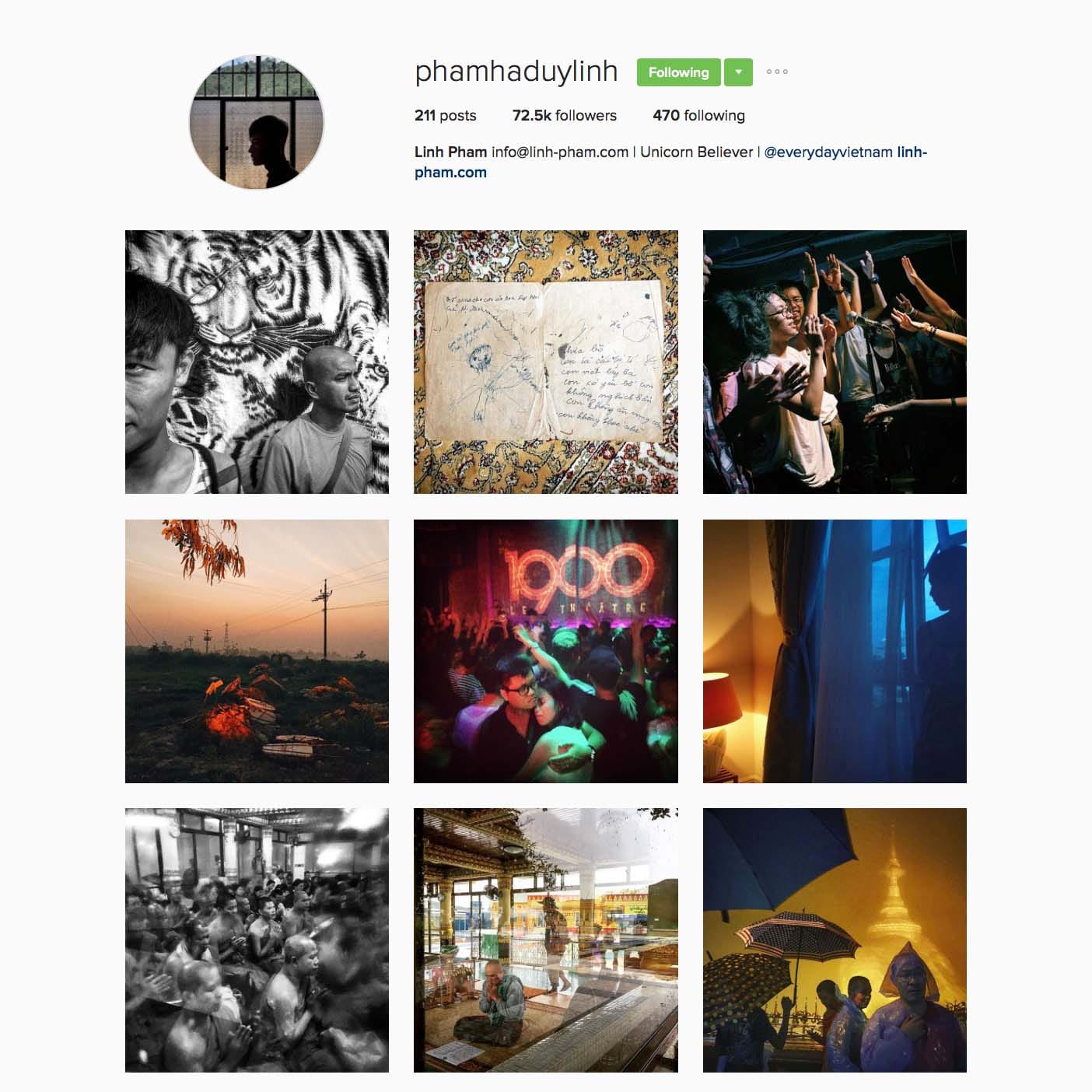 Linh Pham(@phamhaduylinh)，越南摄影师，摄影作品时常探索人类的生存条件，作品发表于各大国际媒体。